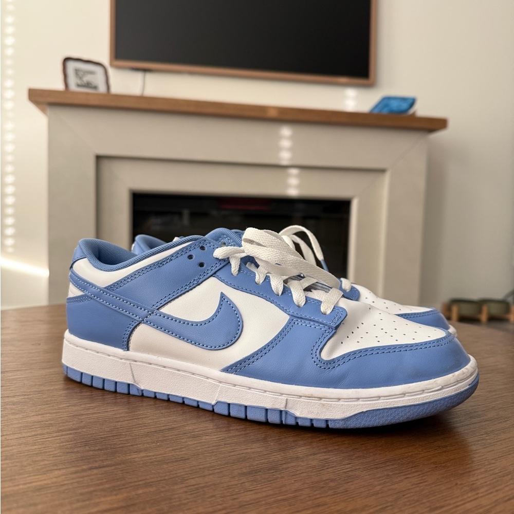 Nike Sky Blue and White Low-Tops